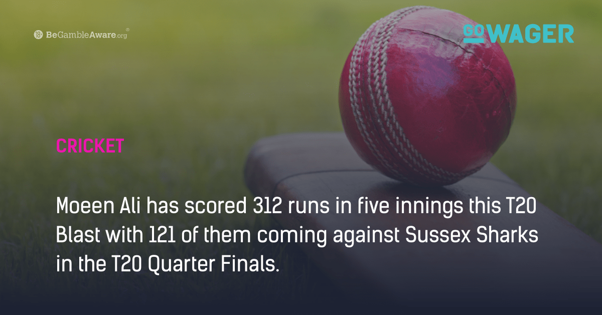 gowagercouk's tweet photo. Moeen Ali will be looking to help Worcestershire retain the T20 trophy. No-one has ever managed this before!

#Blast19 https://t.co/8ZJpmW4Y7L
