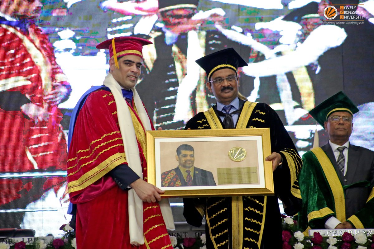 lpuuniversity's tweet photo. The #Convocation2k19 at #LPU was worth cherishing! Besides awarding #Students with their degrees, the event exposed the massive audience to the dynamic and enlightened leader, Mr. Michael Ashwin Adhin who shared his unmatched #Wisdom.
#AshwinAdhinAtLPU #LPUConvocation #ThinkBIG https://t.co/gHba98ZP7E