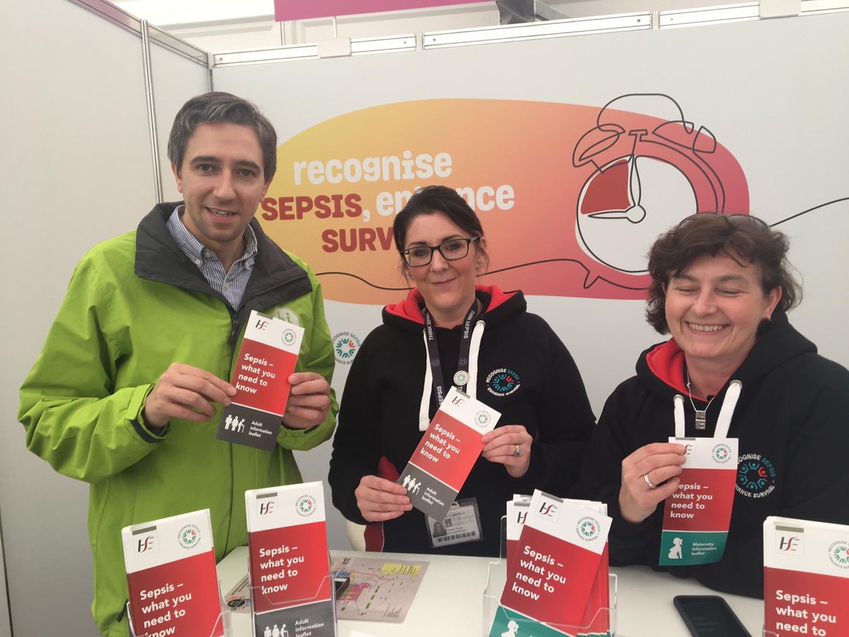 Sepsis awareness at the ploughing championships #recognisesepsis ⁦<a href="/BridAOSullivan/">Bridie O'Sullivan</a>⁩ ⁦<a href="/SineadHorgan1/">Sinead Horgan</a>⁩