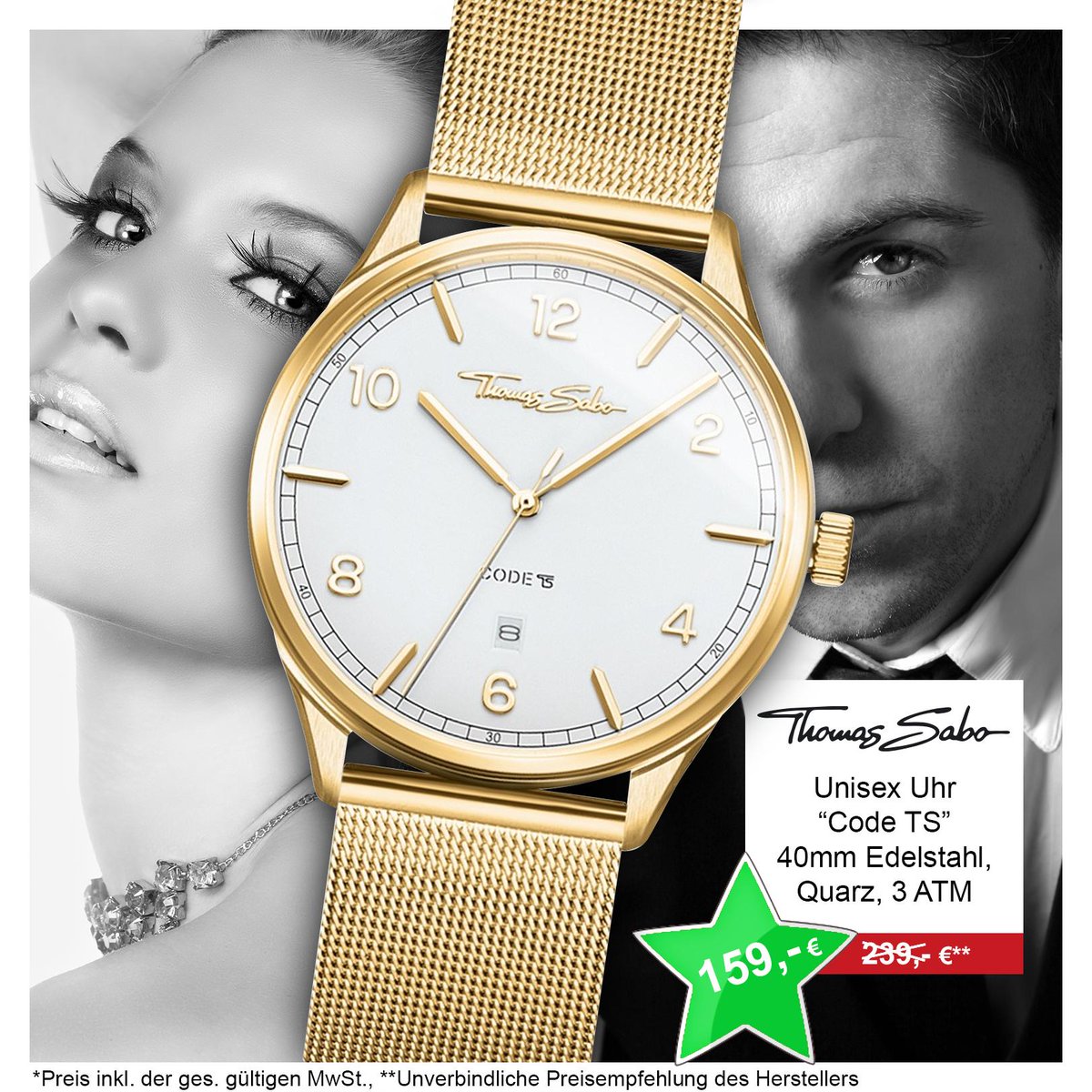 timeshop24's tweet image. Für SIE &amp;amp; IHN - Goldene Unisex Uhr von Thomas Sabo - Stilvolle, elegant und ganz einfach "goldrichtig".

timeshop24.de/thomas-sabo-wa…

#thomassabo, #thomassabowatches, #goldenwatch, #goldgoldgold, armbanduhren, #herrenuhren, #damenuhren, #rabatt, #rabattcode, #schnäppchen
