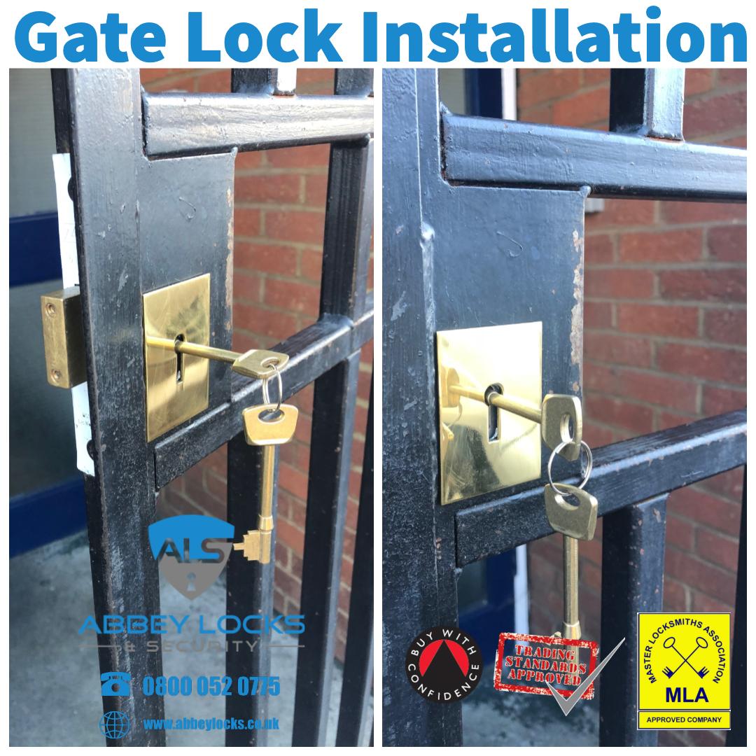 AbbeyLocksmiths's tweet image. Replacement lock installed on a metal gate.

For a free no obligation quote call today.

📞 0800 052 0775
🌐 abbeylocks.co.uk

#LockFitting #Locksmith #Locks #Security #HomeSecurity #CrimePrevention #AbbeyLocks