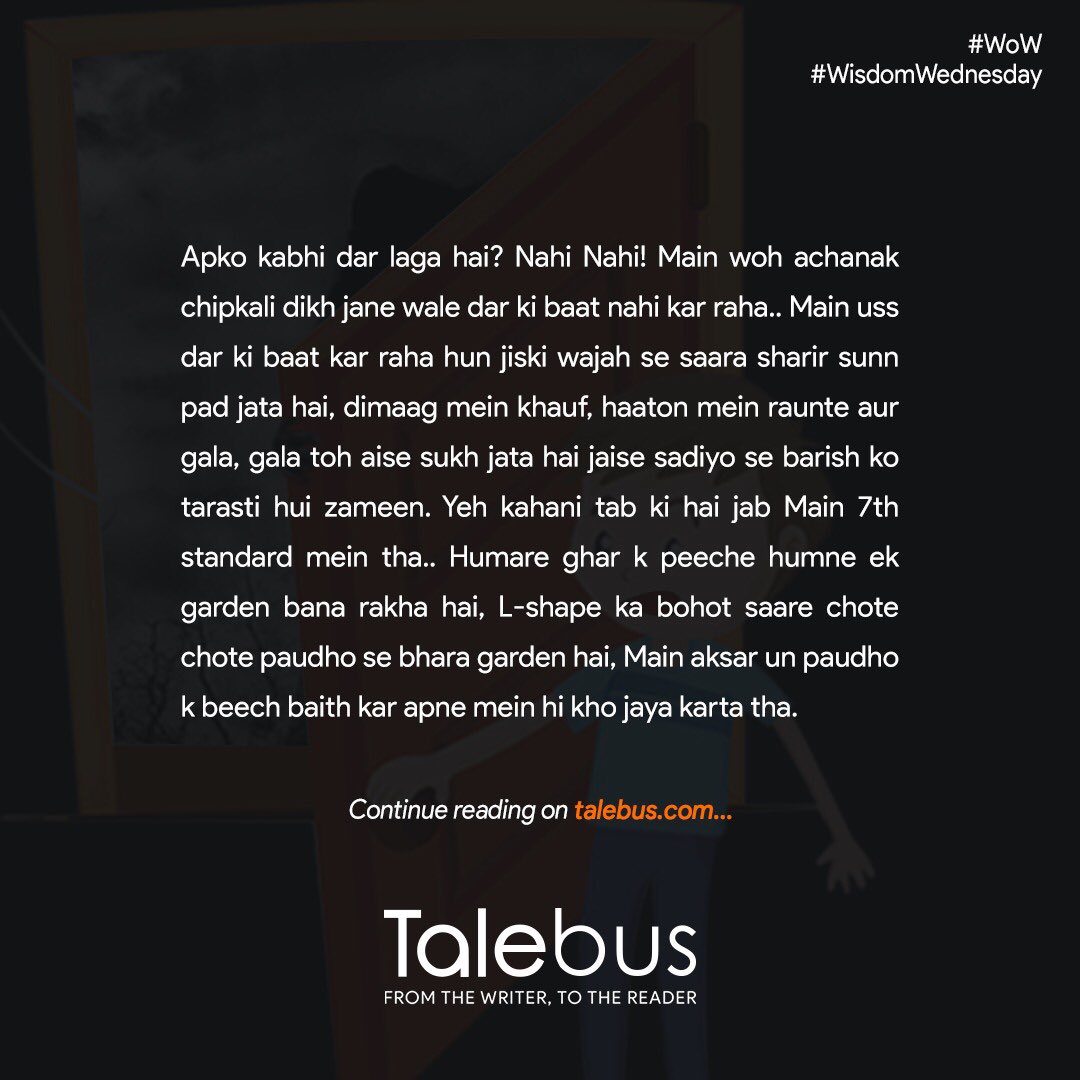 talebus's tweet photo. James Stephens said, “Curiosity will conquer fear even more than bravery will.”

To read Ali Husen's work, visit https://t.co/h2G9Ow016n ❤

#talebus #read #write #share #WoW #amwriting #realtales #writersnetwork #writerscommunity #wordsofwinners #writersofindia #writersclub https://t.co/GMthKXU1oH