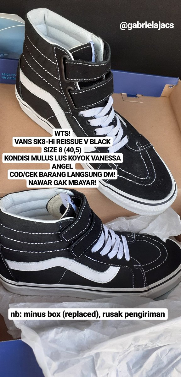 #vans #vanshead #forsale #sk8hi