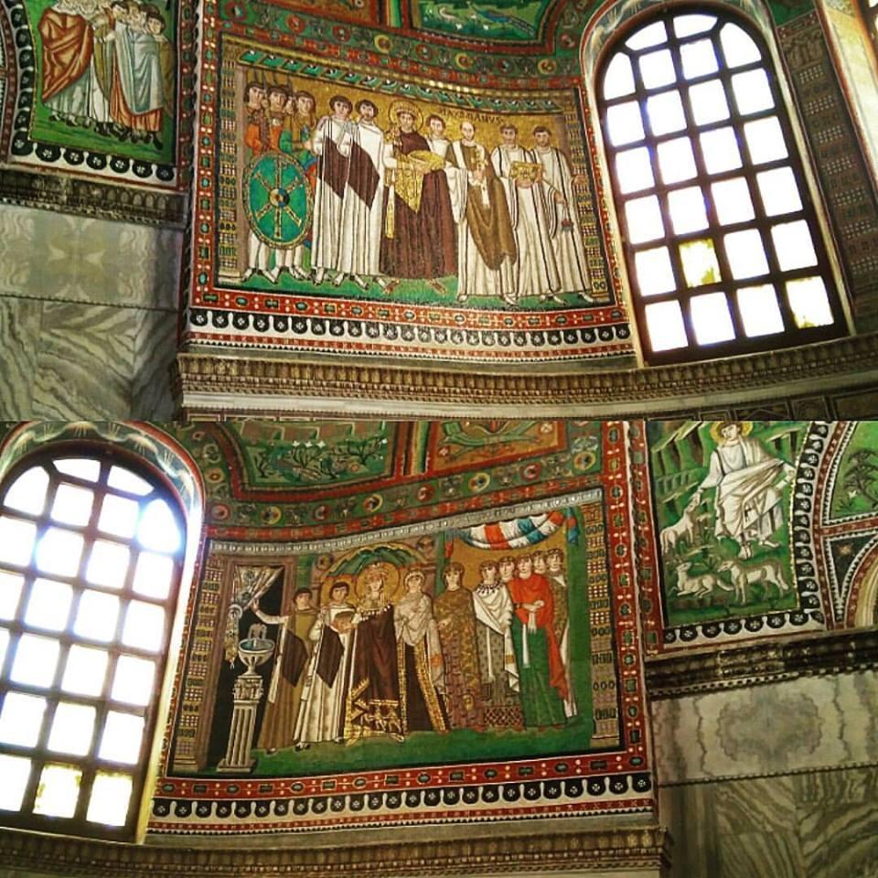 Lugares que volvería unha e outra vez e que estiven hoxe vai tres anos: a Basílica di San Vitale en Ravenna #ArteBizantina