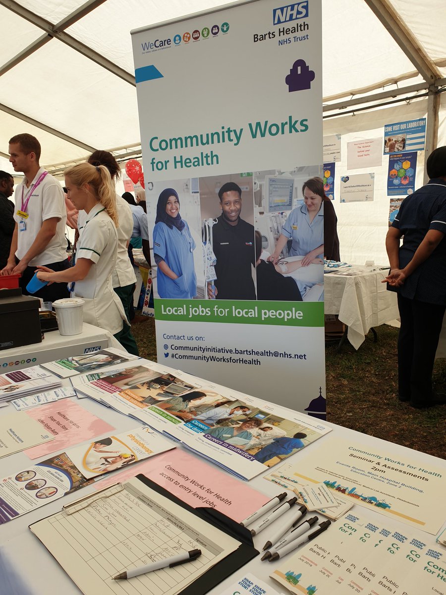anna_szkola's tweet photo. Come and see us @NewhamHospital for Information how to access entry level jobs @NHSBartsHealth #CommunityWorksforHealth stall. 2:30pm Seminar in the Events Room, Zone 2, main Hospital building https://t.co/0aV7uFpbyF