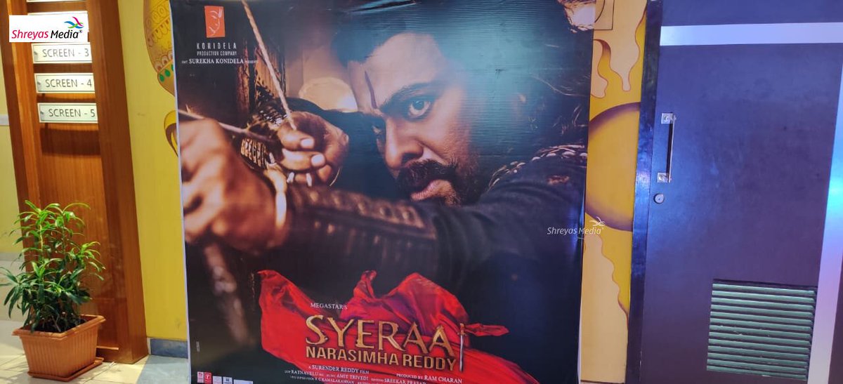 Rajakundarapu24's tweet image. #SyeRaaTrailer Launch at #PrasadImax