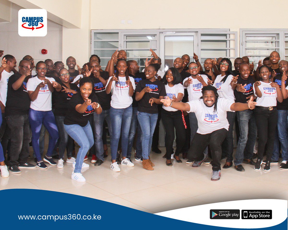 Campus360ke's tweet photo. Meet the team that supports the dream! Here to revolutionize your campus experience!! Digitika na Campus360 !
#Digitika #ConnectingLifeandLearning
#Campus360
#abnosoftwares
#midweekmotivation https://t.co/jAranl78N0