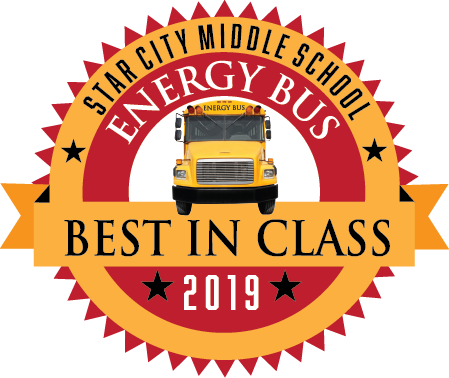 EnergyBusSchool's tweet photo. Each year we recognize schools that are implementing  @EnergyBusSchool framework with fidelity as they are identified as BEST In Class Energy Bus Schools! Pls join us in celebrating @scmiddleschools in @StarCitySchools w/ principal @GinaRich_1111 &amp; supt @laffoon_jon ! Congrats! https://t.co/3yAIjmj6hs