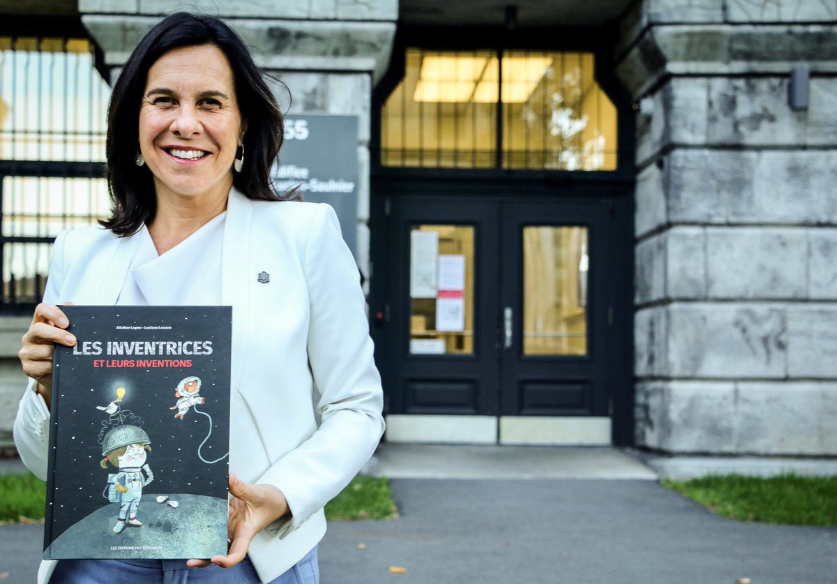 En cette Journée nationale #jelislascience, je propose le livre jeunesse «Les inventrices et leurs inventions» qui célèbre l’apport inestimable des femmes qui ont changé le monde grâce à leurs idées! Et vous, quelles lectures scientifiques nous recommandez-vous? (2/2) #polmtl