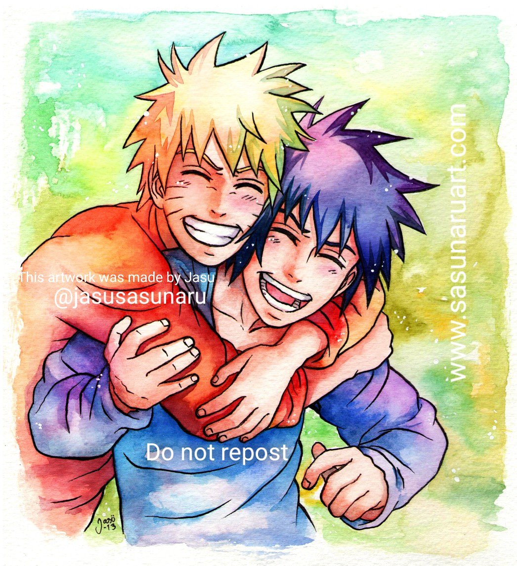 JasuSasuNaru's tweet image. I'll be posting some of my sasnar art here that I posted earlier on @jasuwonderworld 😊

#myart
#watercolor
#sasunaru
#narusasu