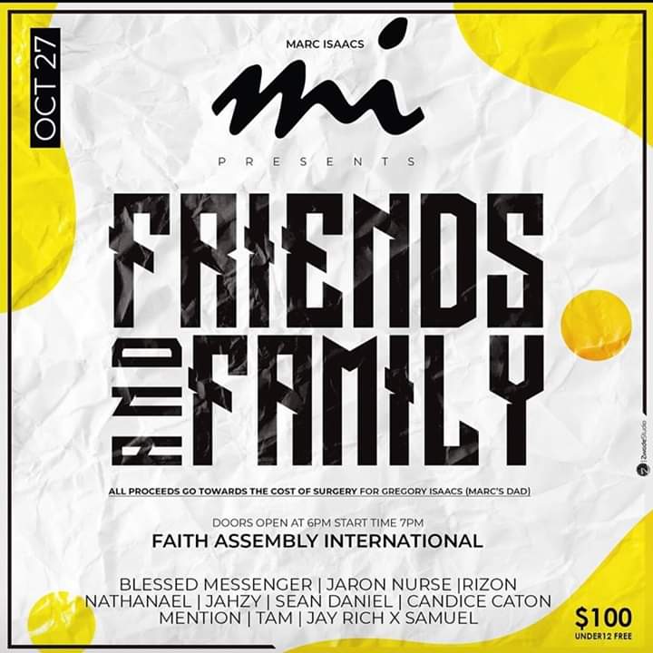 Golden_Eagle12's tweet photo. October the 27th FRIENDS and FAMILY we outside in support of our brother @marcisaacsmusic 🙏🏽🙏🏽 #dontmissthis #support #weoutside https://t.co/F34y9G5CX0