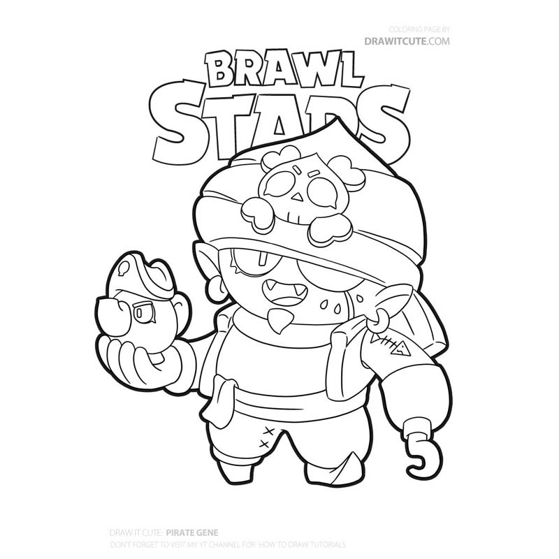 Draw It Cute On Twitter Pirate Gene Skin From Brawl Stars Easy To Follow Step By Step Guide With A Coloring Page Coloring Page Https T Co Kcce7ar6xp Brawlstars Brawlstarsart Brawlstarsskins Fanart Https T Co Qmwldcurbp - brawl stars disegni da colorare gene yoda