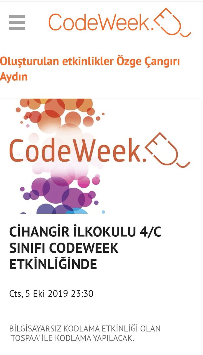 Cihangirilkokul's tweet photo. Bringing ideas to lifee🎗🎫
#EUCodeWeek2019
@TCgulsenyalcin @zgeAYDI27299330 @ziyaselcuk @memleventyazici @bbaris_yildiz @tcmeb @Istanbul_ILMEM @Avcilarilcemem https://t.co/9mubDd4fB0