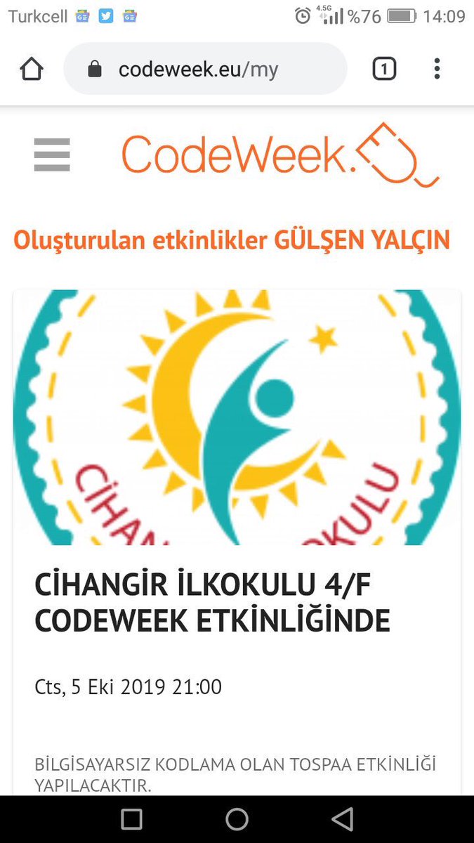 Cihangirilkokul's tweet photo. Bringing ideas to lifee🎗🎫
#EUCodeWeek2019
@TCgulsenyalcin @zgeAYDI27299330 @ziyaselcuk @memleventyazici @bbaris_yildiz @tcmeb @Istanbul_ILMEM @Avcilarilcemem https://t.co/9mubDd4fB0