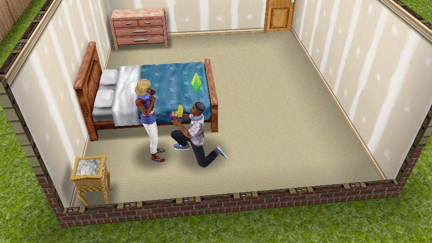 brigamingtv's tweet photo. She said yes 
Future Mrs.Redd 🌹 
#sims #thesimsfreeplay #simslife #simsmobile 
#blacksimmers https://t.co/3y4PpPdMN9