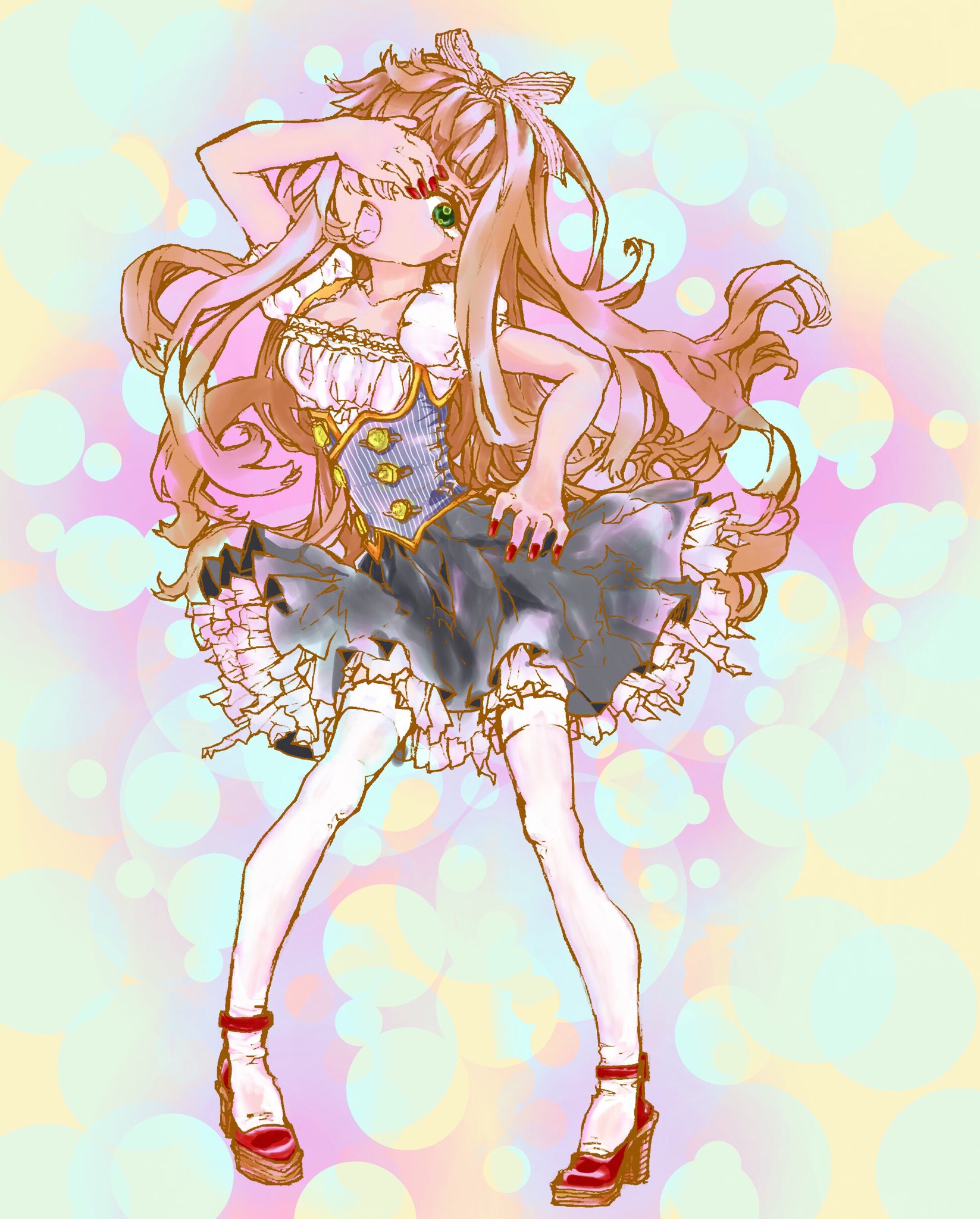 中山 初夏 お洋服とお絵描き Medibang じんわりじんわり着彩してましたー こういうパニエが欲しい レースやフリルが見える前提の お絵描き イラスト お洋服 女の子 少女 ドローイング T Co Rvbrmjrzre Twitter
