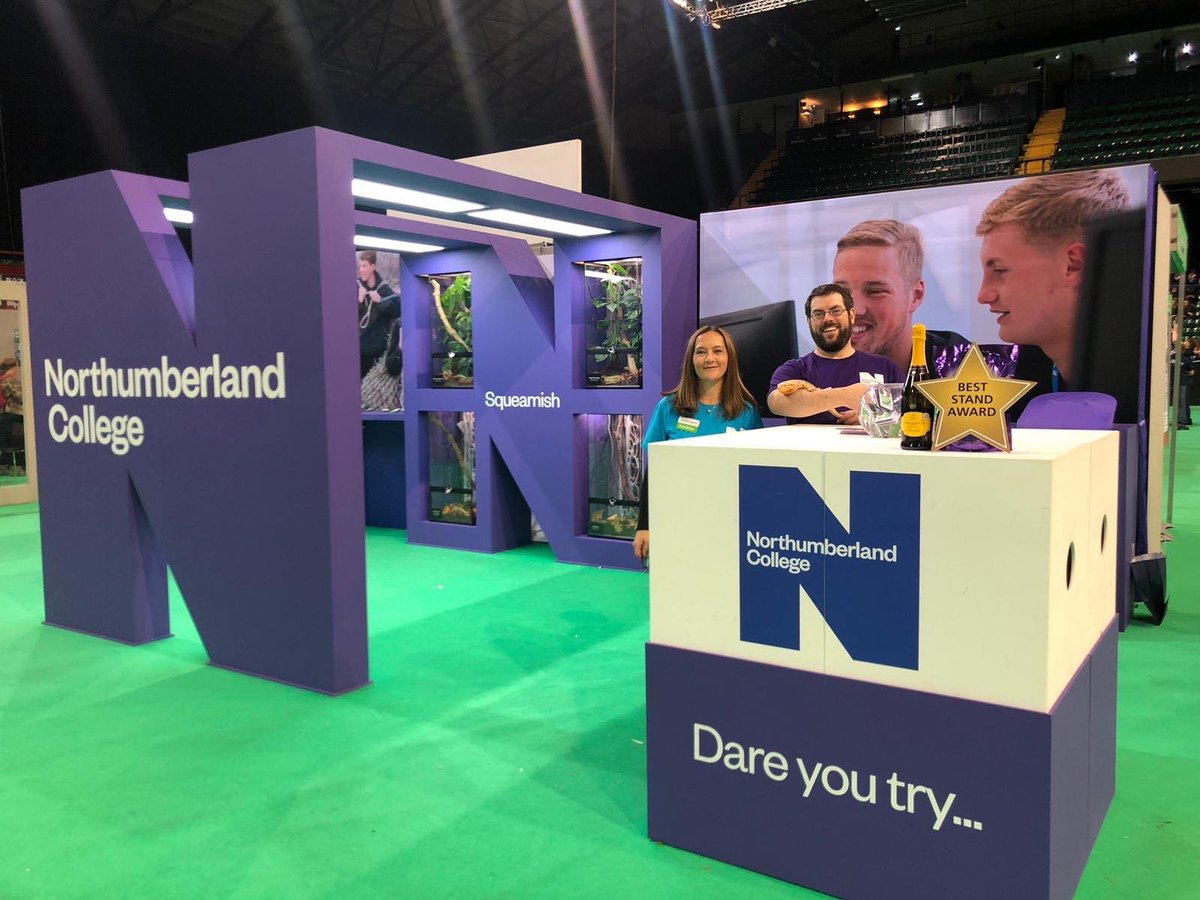 Thank you @skillsengland for our best stand award, we love it just as much as you! #boom #skillsnortheast