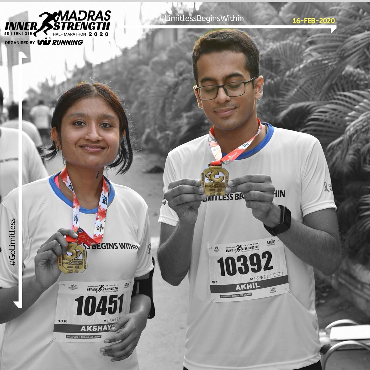 madras_ishm's tweet photo. Each medal has a unique story behind. Expressions upon seeing and feeling the medal says it all
.
Tag your Loved Ones #MedalPartner who were a part of your #ISHM Journey
#LimitlessBeginsWithin #GoLimitless #BeLimitless
#ISHM2020 #UnisRunning #16Feb2020  
#CerebralPalsyAwareness https://t.co/xrZ9MlQZf6