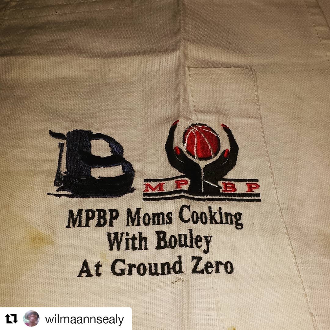 MPBP_INC's tweet photo. A group of mothers of NBA players and friends had the opportunity to serve first responders at Ground Zero. Leah led this effort. We prepared food for and served these hardworking men and women who themselves were providing a great service. We came together as sisters. #mpbp https://t.co/GHv6IHwo9l