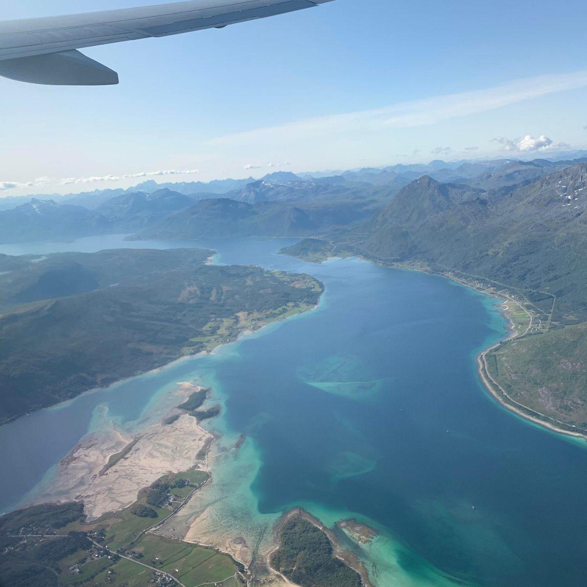 ACS_AIRCHARTER's tweet photo. James from our #London office took this excellent shot out of his window flying over #Evenes in northern Norway - https://t.co/ABPJ0jBXFR #avgeek #travel #viewfrommywindow #viewfromabove #norway #cargo #freight #privatecharter https://t.co/nkQqbzJ9Je