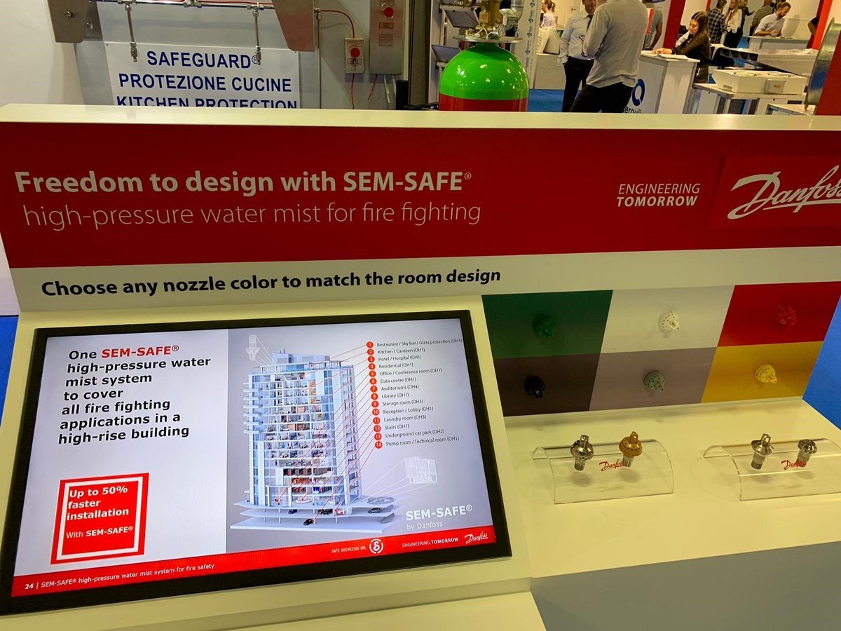 D_Destefanis's tweet photo. Start a post
Proteggi il tuo business ed il tuo investimento dagli incendi con il sistema water mist ad alta pressione #Danfoss. Vienici a trovare a Safety Expo - Bergamo Fiera. Danfoss SEM-SAFE è la scelta migliore per proteggere il tuo #hotel: https://t.co/wPjK0r5vpP   #safety https://t.co/rvooVERA4D
