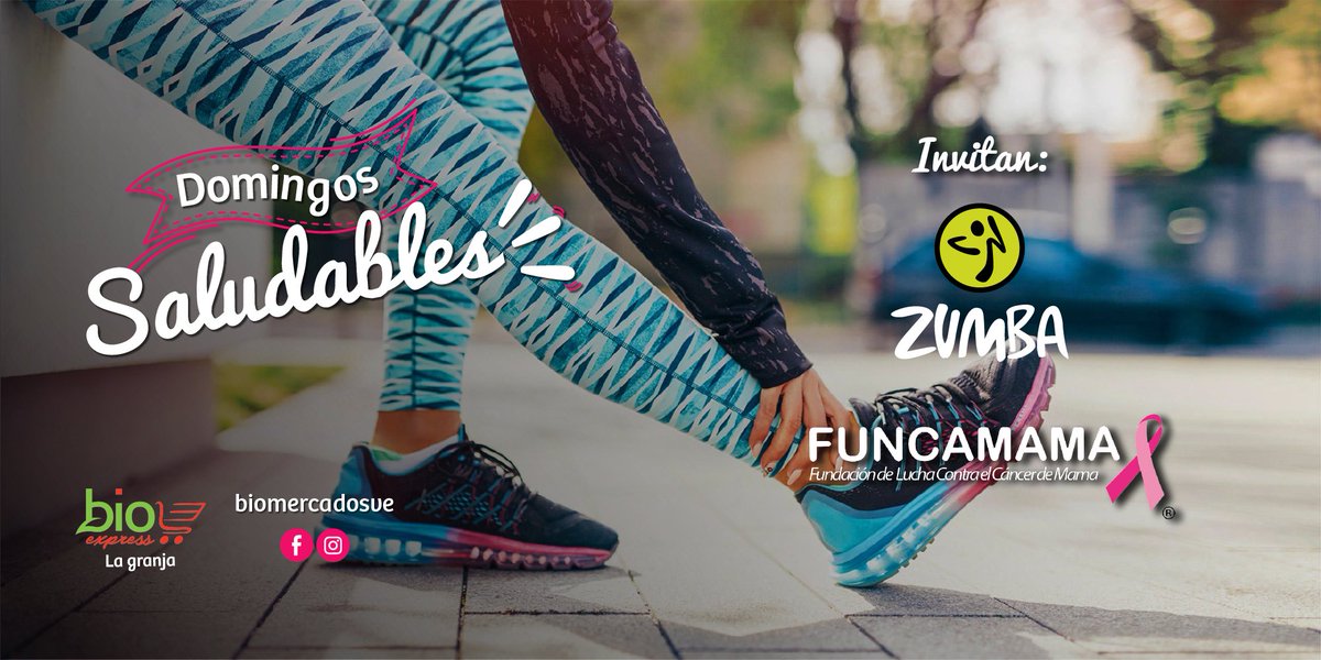 BioMercadosVe's tweet photo. ¿Activos? 
Este domingo 22 a partir de las 8:00 am, tenemos una nueva edición del #DomingoSaludable en la sede de #BioExpress #LaGranja. @zumbateamcarabobo los espera con la mayor alegría para iniciar el día con energía. ¡Corran la voz! 
Invita: @FUNCAMAMA  #InspiradosenServir https://t.co/Y6oMnIW1p4