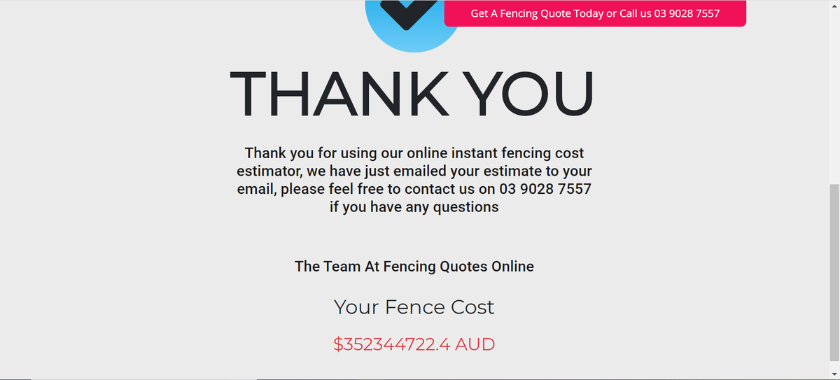 OnlineFencing's tweet photo. @realDonaldTrump Thought i might send you a quote for a timber option for your wall #fencingquotesonline @OnlineFencing - Can your quoting software do this? https://t.co/8LzNo08VlH