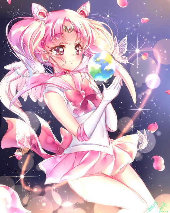 気を付けて描いてもちびうさ大きくなっちゃうの何とかしたい!!?
#セラムンイラスト部 