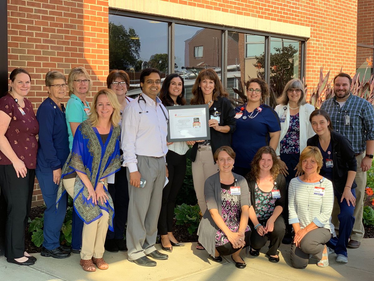 EphHosp's tweet photo. What’s better than gold? GOLD PLUS! Congrats to the WellSpan #Ephrata Heart Failure Team for achieving the Get With the Guidelines Gold Plus and Target Heart Failure awards in 2018. Crystal Glodek, from the @American_Heart recently presented the team with its awards. https://t.co/qQixwCRv6q