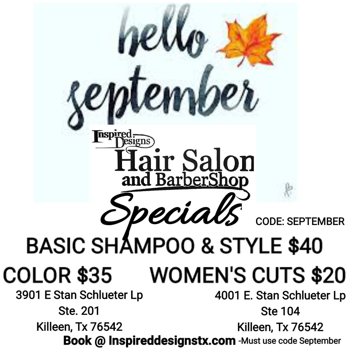 Inspired Designs Hair Salon Barber Inspireddesignz Twitter