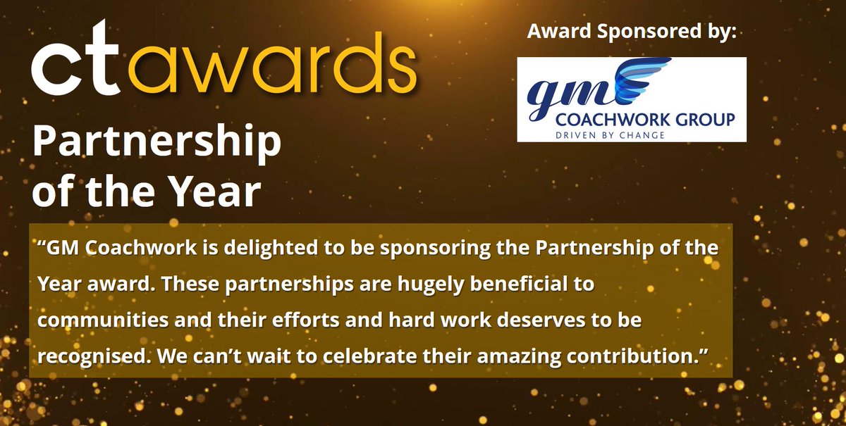 Community Transport Association (@ctauk1) on Twitter photo We're excited that <a href="/GMCoachwork01/">GM Coachwork UK</a> is sponsoring the Volunteer of the Year Award at this year's #CommunityTransport Awards!
They'll also be exhibiting at CT '19 so book your place at ctauk.org/CT19 and say hello! We're excited that <a href="/GMCoachwork01/">GM Coachwork UK</a> is sponsoring the Volunteer of the Year Award at this year's #CommunityTransport Awards!
They'll also be exhibiting at CT '19 so book your place at ctauk.org/CT19 and say hello!