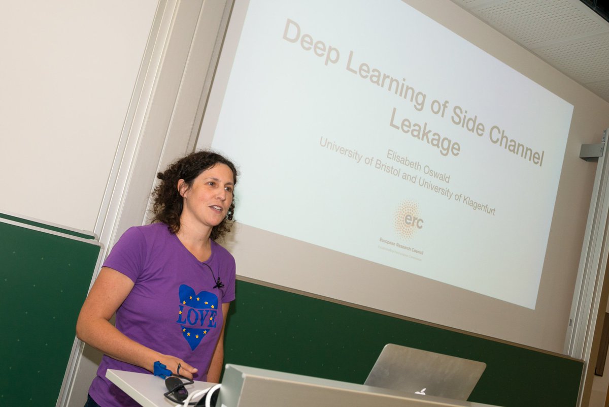 SecurityWeekAT's tweet photo. @zwitschermitzi combines deep learning with side channel leakage https://t.co/Gi2lwV2MVk