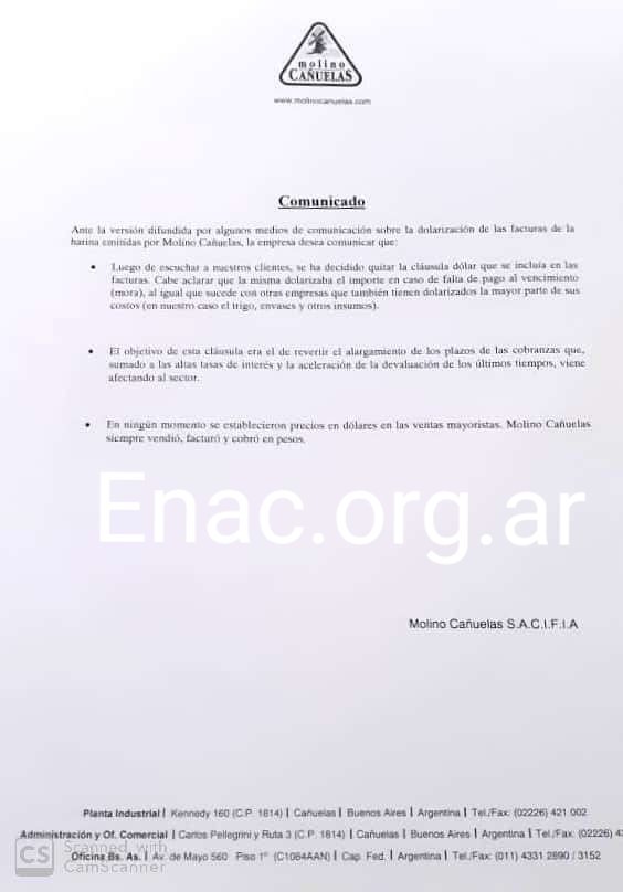 leobilanski's tweet photo. Junto a los pymes panaderos de @Faipa_Arg y con el apoyo de @EnacArgentina logramos #DESDOLARIZAR el precio de la #harina

A luchar se aprende, somos #Enac, somos #LosOtrosEmpresarios.

Orgulloso de los #EmpresariosNacionales
#MinisterioPYME https://t.co/Nj9JwuOiXA