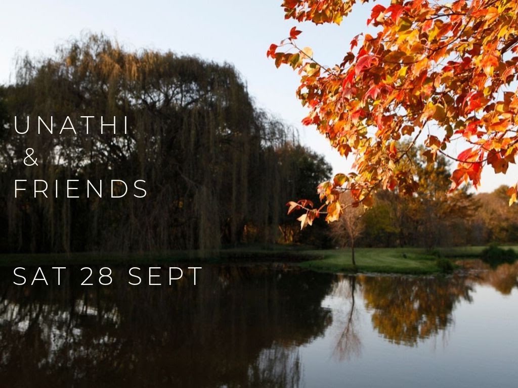 NiroxFoundation's tweet photo. @Unathi_Africa &amp; Friends perform live at NIROX Sculpture Park in the @cradlehumankind in Gauteng on Saturday 28 September. A full day of music, food, art &amp; nature. Tickets available from https://t.co/ubwajoZzqC https://t.co/PR0bI0gyLw