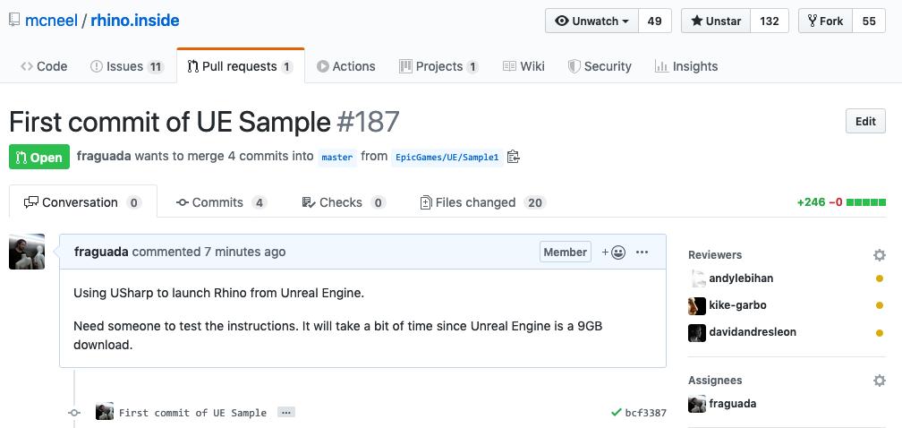 luisfraguada's tweet image. wuuut!? 😎
Very basic example of getting Rhino running inside @UnrealEngine via the #usharp plugin. #rhinoinside #rhino3d 🦏 #rhinoinsideue #Csharp