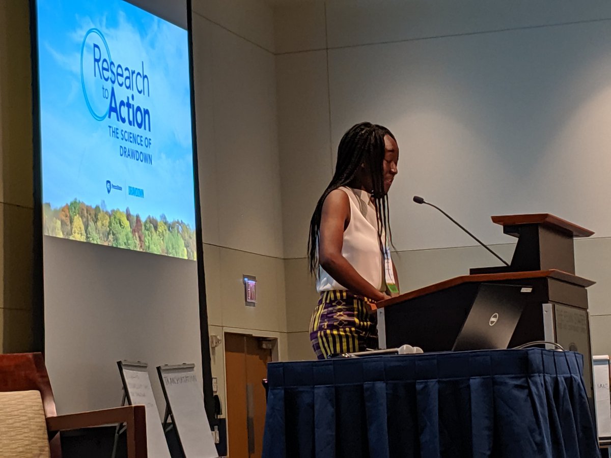 dgentry's tweet photo. Dr Senorpe Asem-Hiablie opening day 3 of #DrawdownPennState 

Livestream: https://t.co/mll67eqUcG https://t.co/JTZGoZ3hLW