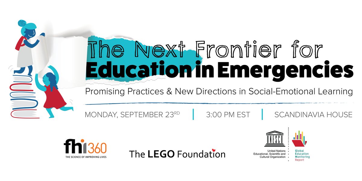 FHI 360 (@fhi360) on Twitter photo #EducationHeals & can address the trauma of displacement through social & emotional learning. Join <a href="/FHI360/">FHI 360</a>, <a href="/LEGOFoundation/">The LEGO Foundation</a> & <a href="/GEMReport/">Global Education Monitoring Report UNESCO</a> during #UNGA74 for a discussion on learning environments in humanitarian contexts. View the livestream: bit.ly/2U84kPo. #EduCantWait #EducationHeals & can address the trauma of displacement through social & emotional learning. Join <a href="/FHI360/">FHI 360</a>, <a href="/LEGOFoundation/">The LEGO Foundation</a> & <a href="/GEMReport/">Global Education Monitoring Report UNESCO</a> during #UNGA74 for a discussion on learning environments in humanitarian contexts. View the livestream: bit.ly/2U84kPo. #EduCantWait