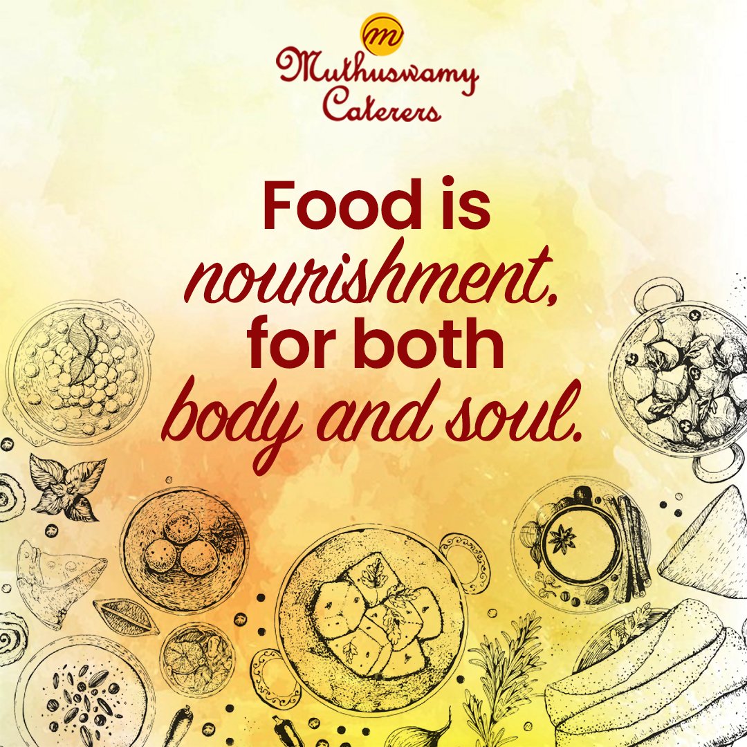 Good food can not only heal your body but also your soul. Be wary of what you feed your body & soul.
.
.
.
#muthuswamycaterers #wednesdaywisdom #goodfood #mumbaicatering #mumbaicaterers #mumbai #cateringindia #healthyfood #foodforbody #foodforsoul #soulfood #foodfood #foodie
