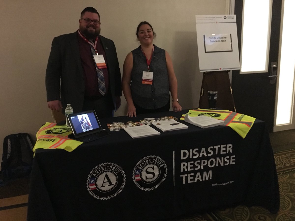 JenMurphyDSU's tweet photo. Come see the DSU at the @AmeriCorps Symposium! #nationalservice https://t.co/LptcMbDBf3