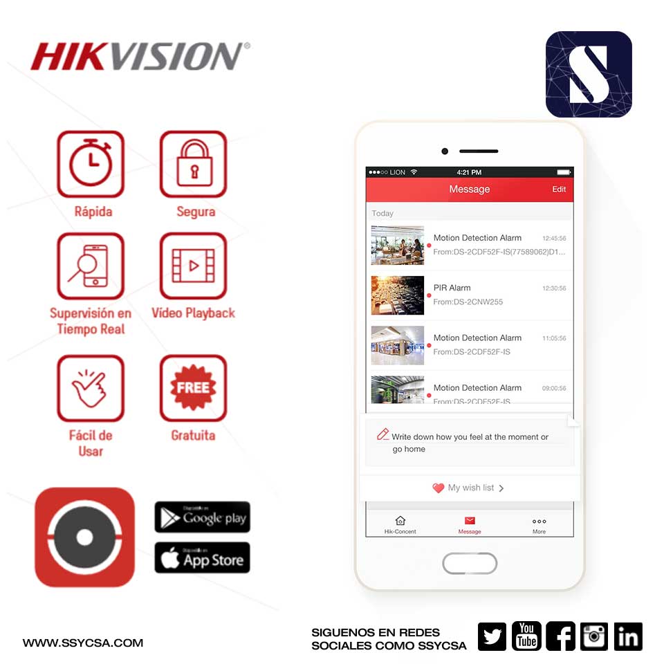 smartphone android iphone hikvision