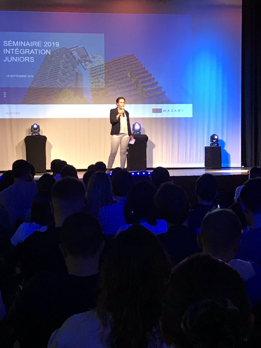#Mazars Présentation du comex aux nouvelles recrues en séminaire d’intégration. Bienvenue à tous !