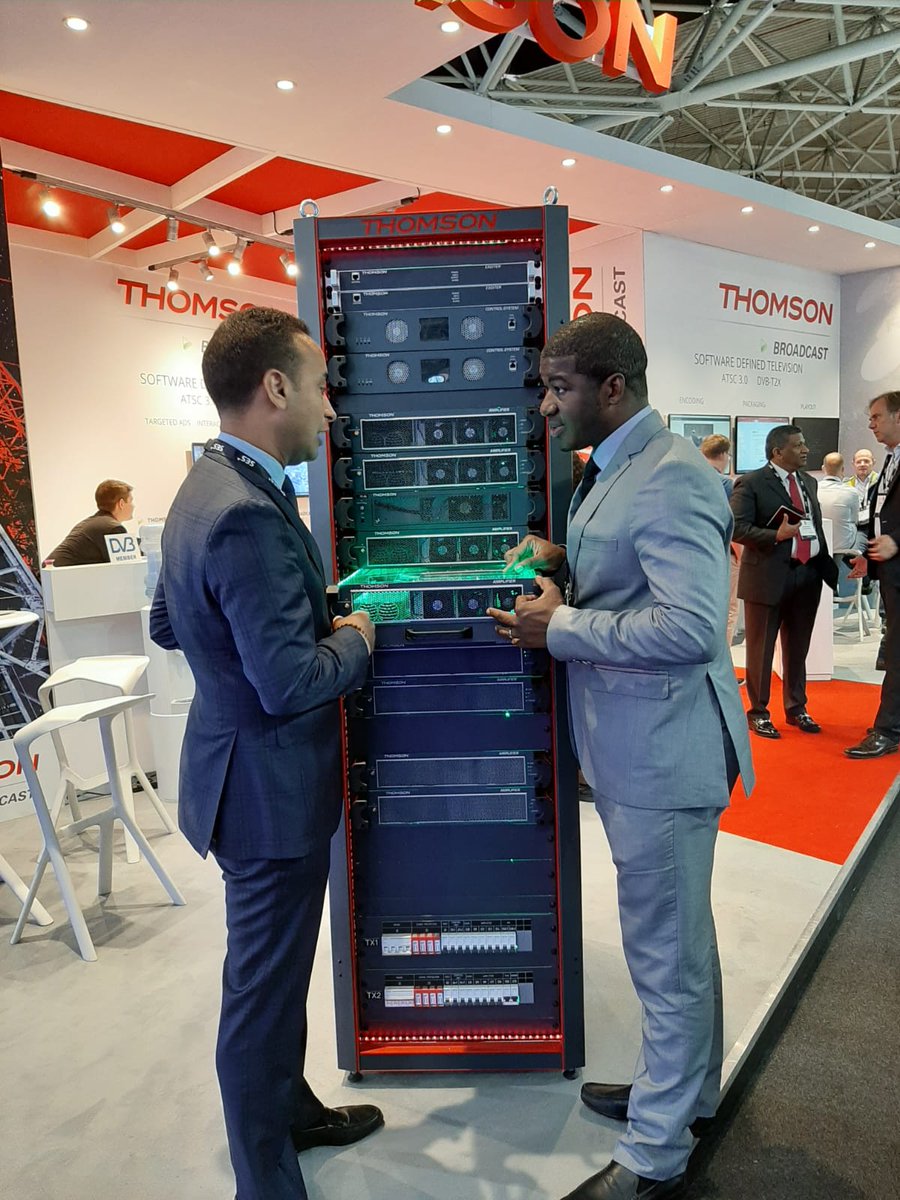 SMTD_SA's tweet photo. Le Directeur Général de la SMTD-SA M. Ismaïla TOGOLA au IBC 2019 (International Broadcasting Convention) le plus grand salon des médias, du divertissement et de la technologie à Amsterdam du 13 au 17 Septembre 2019. https://t.co/Rq3DsyJF7k