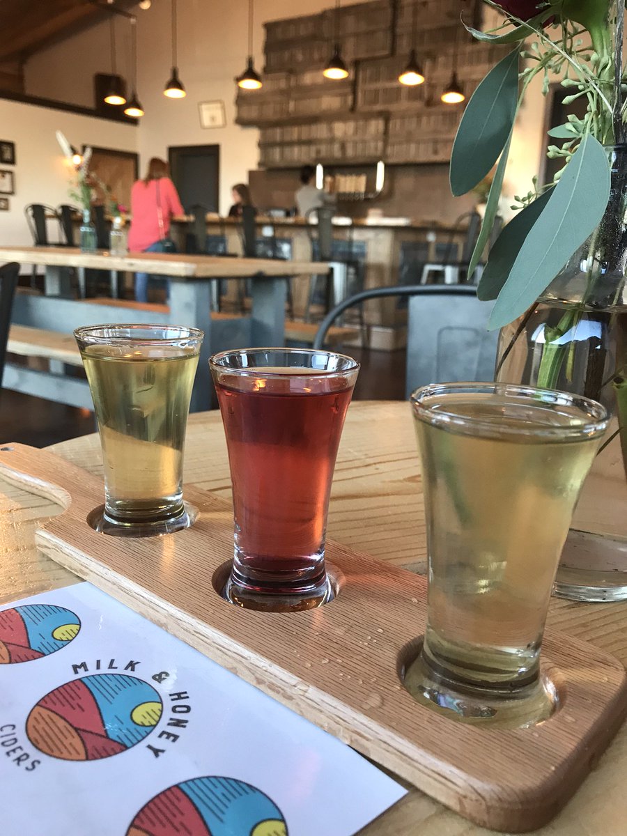 This time of year, it's all about apples! I love all of the hard ciders from <a href="/milkhoneyciders/">Milk & Honey Ciders</a>, and the beautiful taproom too! #OnlyinMN