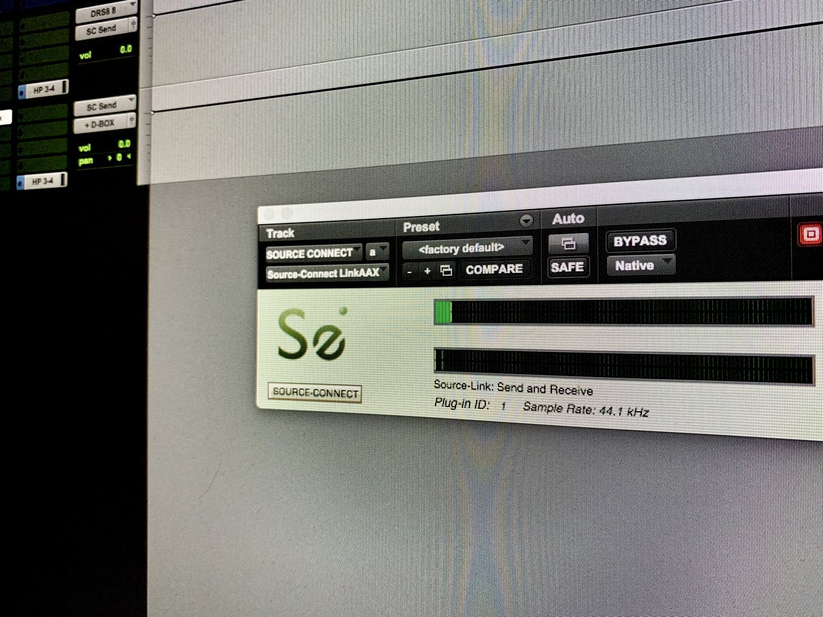 Prepping to connect our studio in MIAMI to LA using <a href="/SourceElements/">Source Elements</a> SourceConnect for a session.