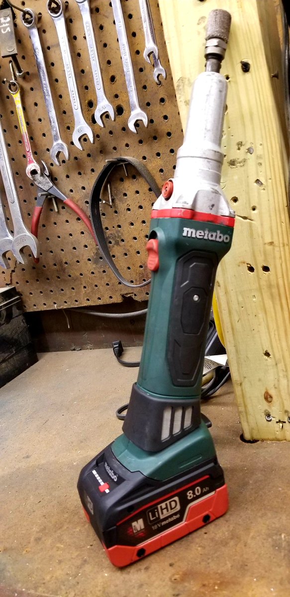 PowerToolSupply's tweet photo. Are you eager to try the new Metabo Die Grinder? Come on down to Power Tool and demo the new tool. Ask Dave or Jeff to give it a try. #metabo #diegrinder #metalworking #cordless https://t.co/ce4fuhxzxK
