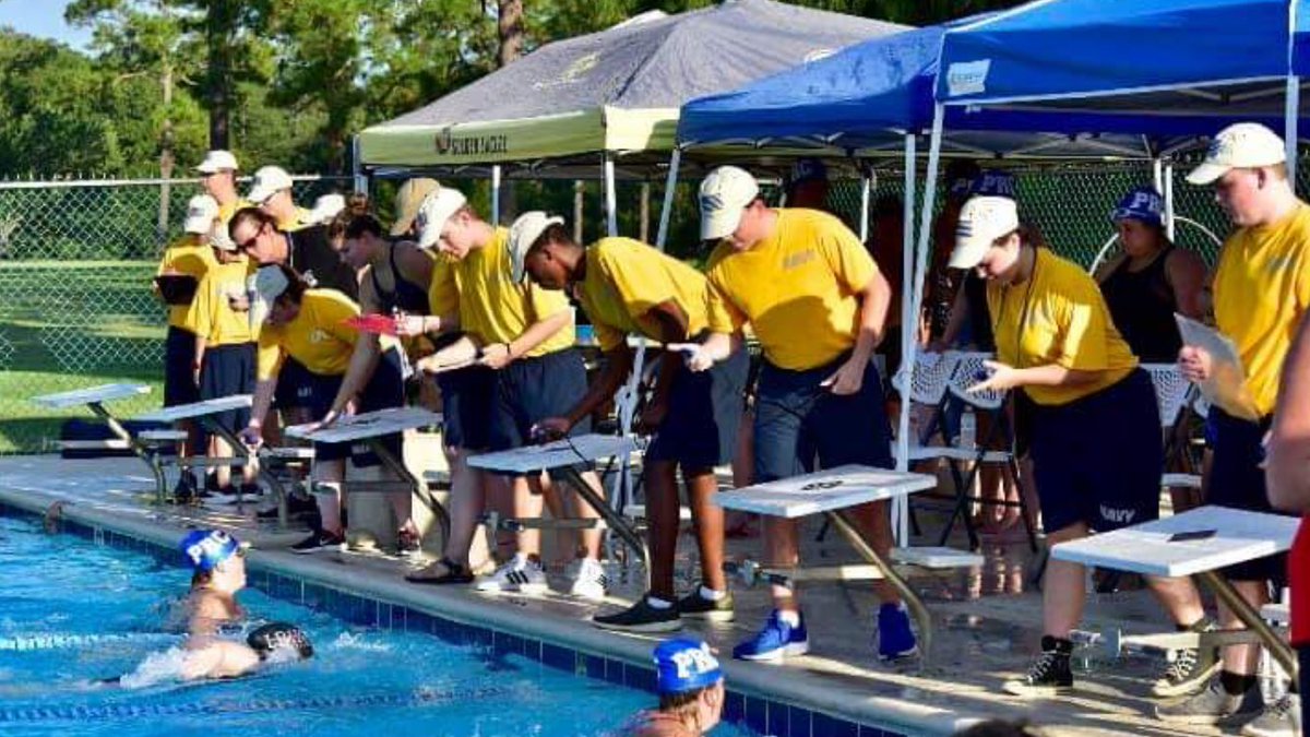 SchoolPrc's tweet photo. The Blue Devil Family!
PRC’s NJROTC cadets volunteer as timers for the Blue Devil Swim Team!
#BestYearYet #Family #BlueDevilCode https://t.co/7Vo4t5bQDw