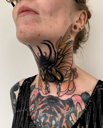 30 Neck Tattoos for Women Ideas and Inspiration for Your Next Ink  100  Tattoos