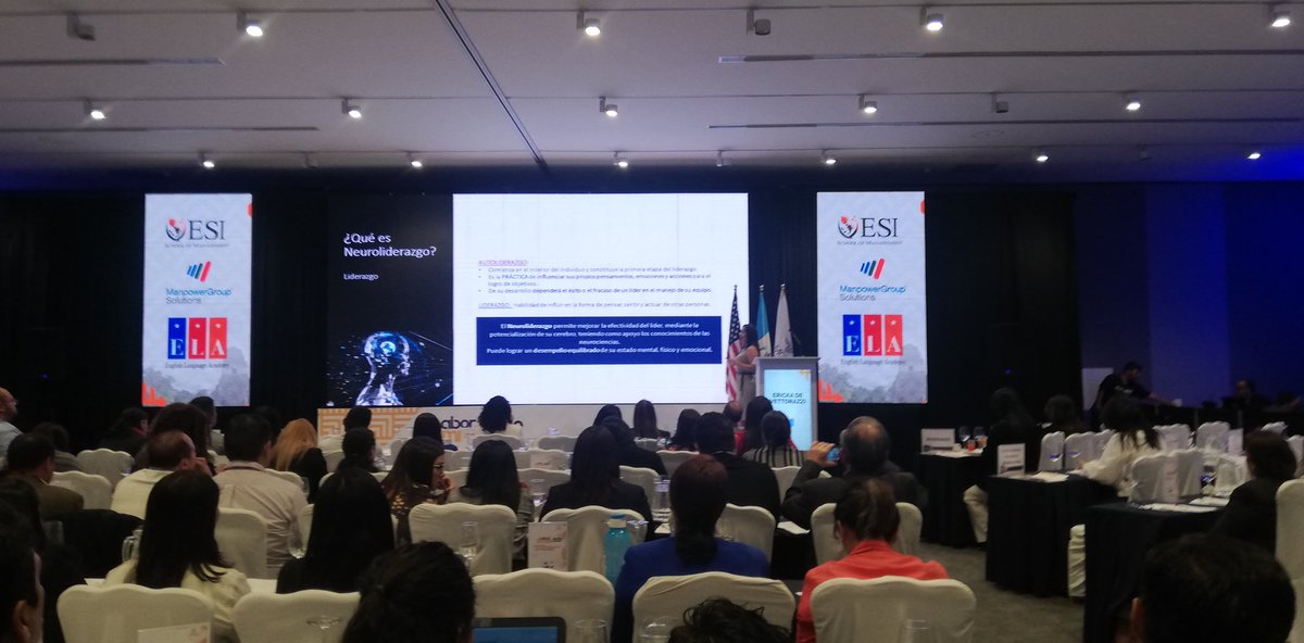 AmChamGT's tweet photo. "Reconocer los focos de estrés y liberar a las organizaciones de personas nocivas que intimidan y propician situaciones de miedo y angustia", comenta Ericka Vetorrazi, Asociacion Guatemalteca de Coaching. #LaborSummit2019 #AmChamGT #TalentoHumano https://t.co/HJS4ic98AY