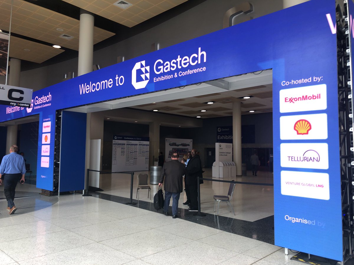 GatorAdams's tweet photo. #Gastech19 https://t.co/LJDctIoqyR