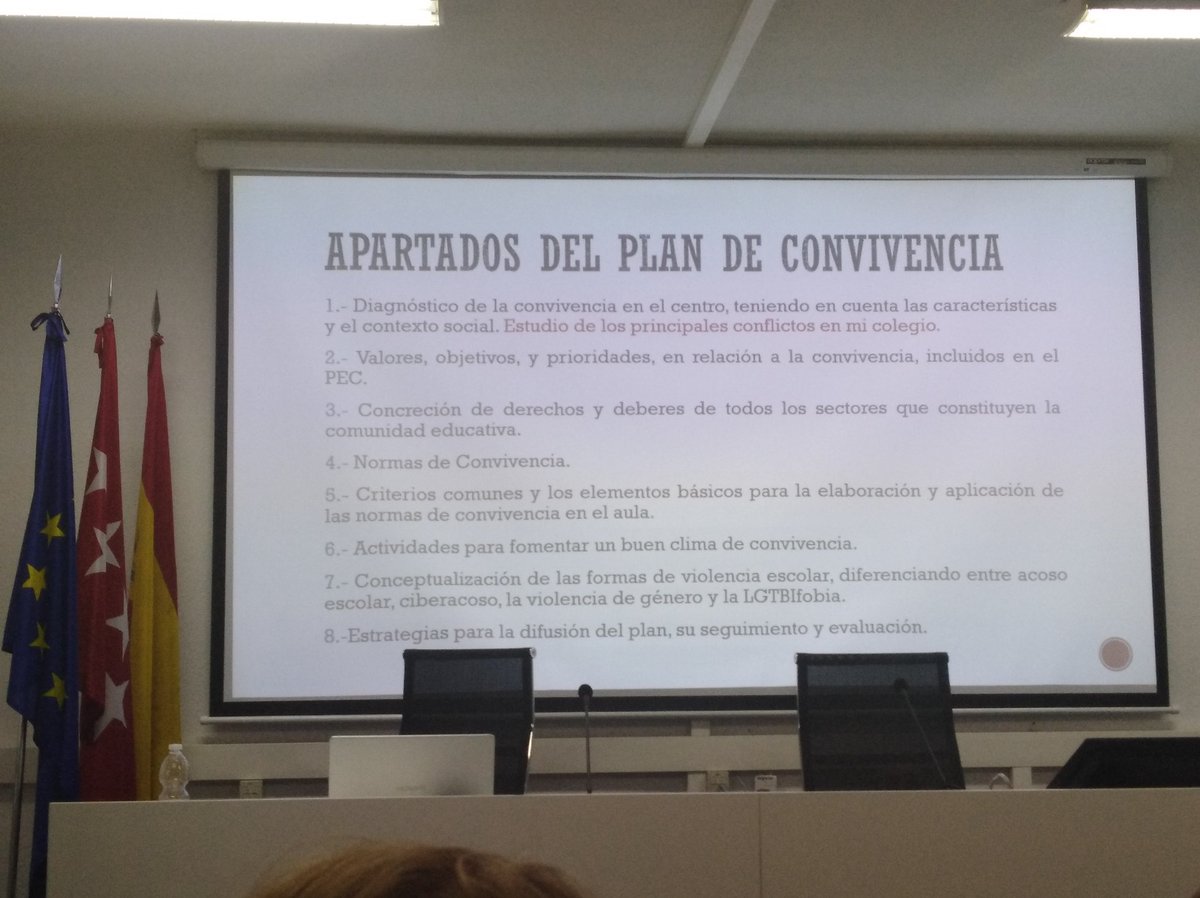"La clave para la convivencia en un centro es la organización clara de las normas de funcionamiento como medida preventiva" Amador Santiago, director del CEIP Luis Vives <a href="/ctifmadrideste/">CTIF Este</a> #RedFormaciónMadrid